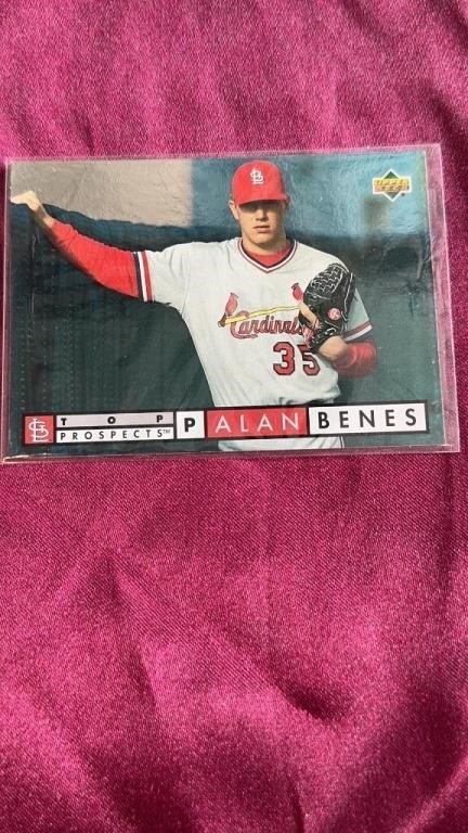 Alan Benes baseball card