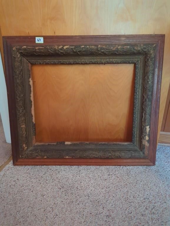 Old decor wood frame 29x25