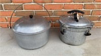 Cast aluminum pressure cooker & stock pot