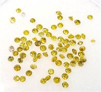 $800  Lab Grown Yellow Diamond(1ct)