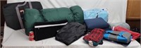 Camping Lot.  Sleeping Bag, Pillows, Blankets,