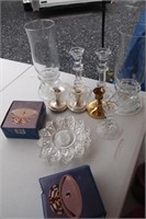 Candle Holders and Plates