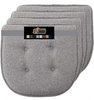 Gorilla Grip Tufted Memory Foam Chair Cushions,