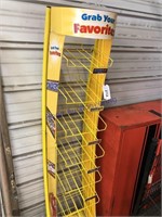 Candy bar wire rack, 61" tall