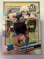 Saints Bryan Bresee Signed Card with COA