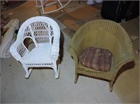 2 Children's Wicker Rockers