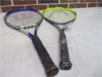 2 Tennis Rackets - Head & Wilson