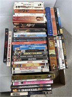 DVDs lot- pulp fiction, west wing, lost, wanted,
