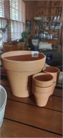 Group of Terracotta Planters incl Miniature ones