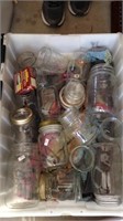Bin of jars