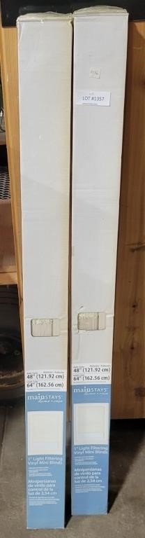 4 NOS BOXES OF MAINSTAYS MINI BLINDS