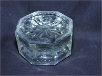 Glass Octagon Candle Holder