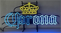 (QQ) Corona Crown Sign, 3 Tones, 27 3/8In W X 15
