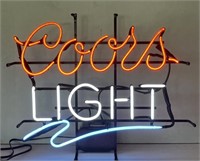 (QQ) Coors Light Neon Sign, 3 Tones,  25 7/8In W