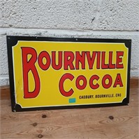 "Bournville Cocoa" Enamel Sign (64cm x 36cm)