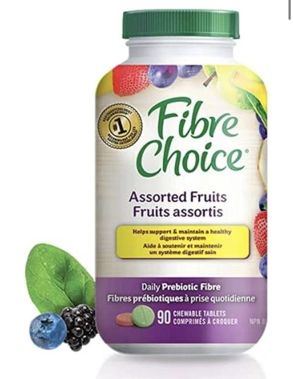 Fibre Choice, Assorted Fruits. Natural Sourced