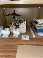 home decor and candles 1 shelf lot