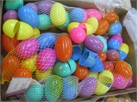 FLAT OF PLASTIC EASTER EGGS