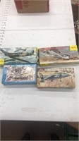 Heller 1:72 scale air support lot model kits