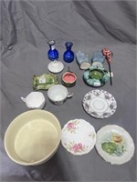 Lot of Cermaic Items, Plates & Misc. Glassware