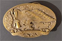 125th NRA 1871-1996 Anniversary Brass belt buckle