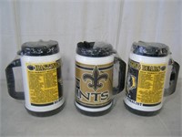 3 count brand new Football Team Tumblers