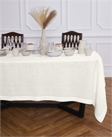 Solino Home Linen Tablecloth 70 x 132 Inch – 100%