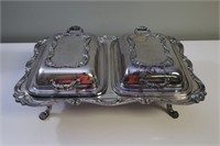 Vtg. International Silver Warming Dish