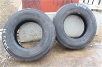 (2) 11R22.5 Armorsteel Semi Tires