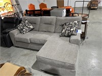 SECTIONAL SOFA AND PILLOWS