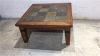 Tile Top Wood Coffee Table T9A