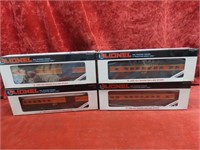 (4)New Boxed Lionel cars.  Illinois central