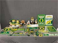 Big Lot of Oregon Ducks Collectibles