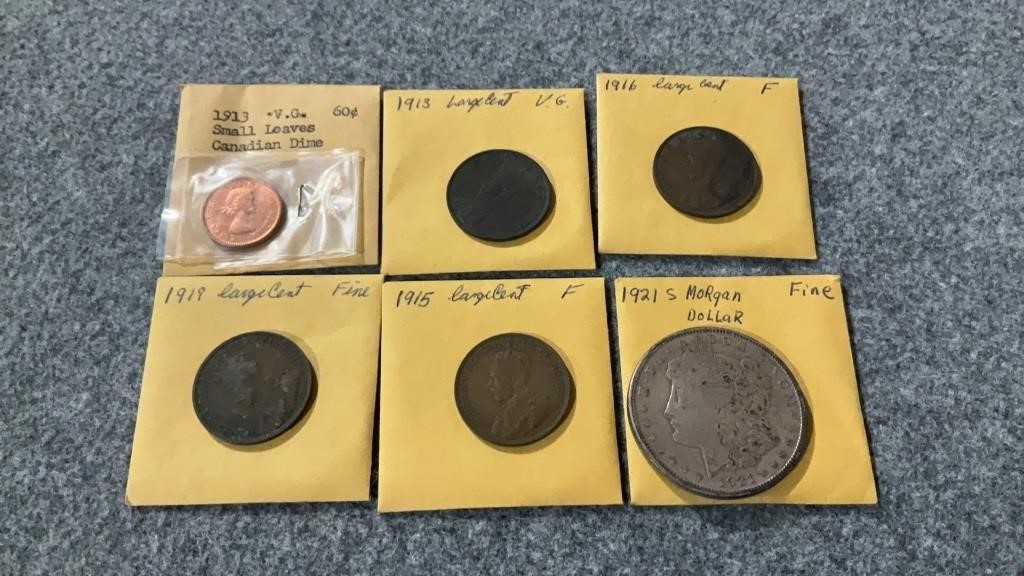 Assortment of coins