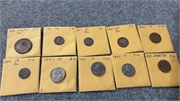 Assortment of coins