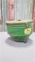 John Deere planter seed hopper w/ seed level plate