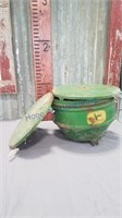 John Deere planter seed hopper w/ extra lid