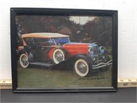 Framed Car Picture - 1930 Duesenberg J
