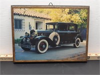 Mounted on Wood Car Picture - Rolls Royce