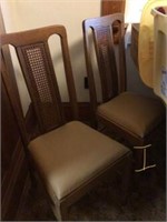 Two dining room chairs