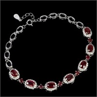 Natural Pigeon Blood Red Ruby Bracelet