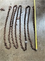 25ft chain- hooks both ends