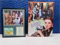 (2) Wizard Of Oz Wall SIgns Tin~Framed