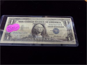 1957 silver certificate $1 bill