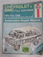 1968-96 Chev/GMC van repair manual