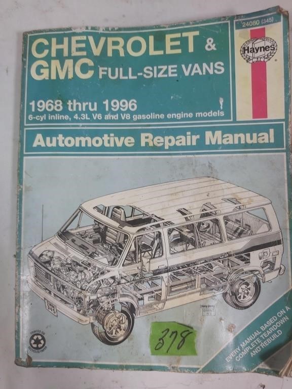 1968-96 Chev/GMC van repair manual