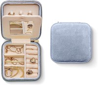 Plush Velvet Travel Jewelry Organizer Box |