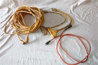 6' & 100' Extension Cords & Two 1-3 Extensions