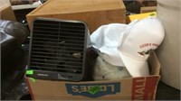 BX OF HATS & NORELCO AIR PURIFIER