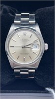 Rolex stainless steel 36mm date watch with